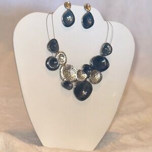 Necklace and earrings